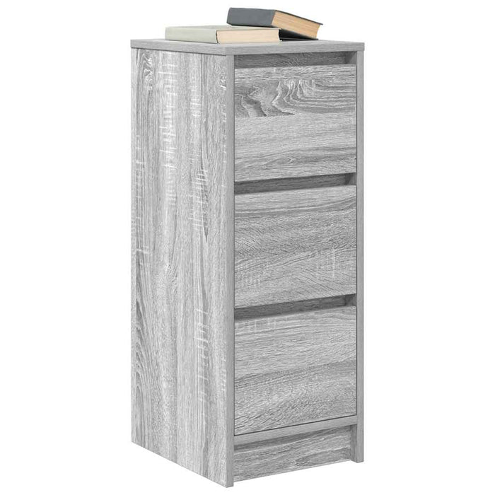 Bufetă gri Sonoma 29,5x34x76 cm Lemn prelucrat - WALTI WALTI