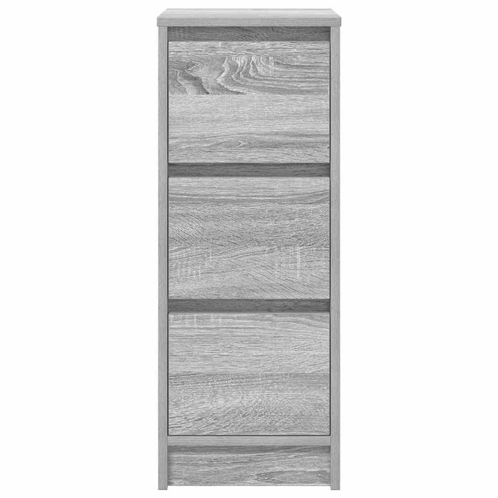 Bufetă gri Sonoma 29,5x34x76 cm Lemn prelucrat - WALTI WALTI