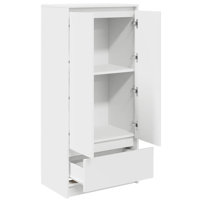 Dulap cu sertar alb 55,5x34x119,5 cm lemn de prelucrare - WALTI WALTI