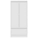 Dulap cu sertar alb 55,5x34x119,5 cm lemn de prelucrare - WALTI WALTI