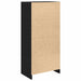Dulap cu sertar stejar negru 55,5x34x119,5 cm lemn prelucrat - WALTI WALTI