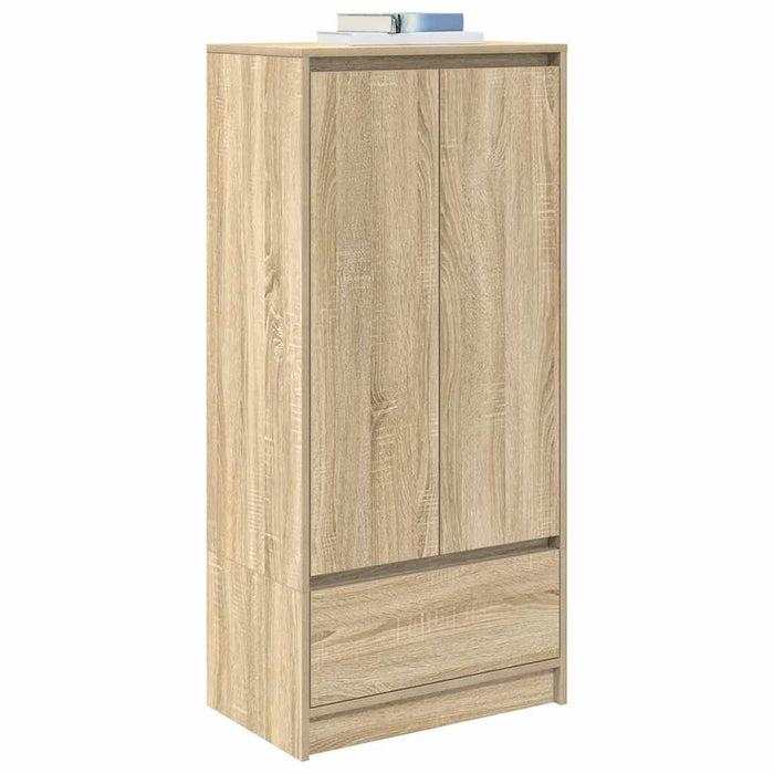 Dulap cu sertar Stejar Sonoma 55,5x34x119,5 cm Lemn prelucrat - WALTI WALTI