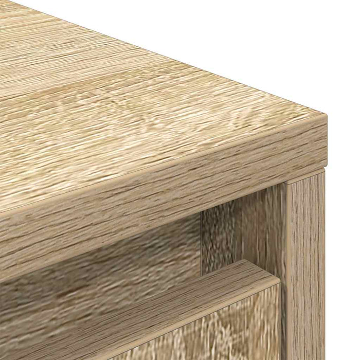 Dulap cu sertar Stejar Sonoma 55,5x34x119,5 cm Lemn prelucrat - WALTI WALTI