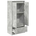 Dulap cu sertar Beton Gri 55,5x34x119,5 cm Lemn prelucrat - WALTI WALTI