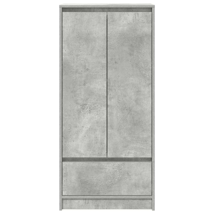 Dulap cu sertar Beton Gri 55,5x34x119,5 cm Lemn prelucrat - WALTI WALTI