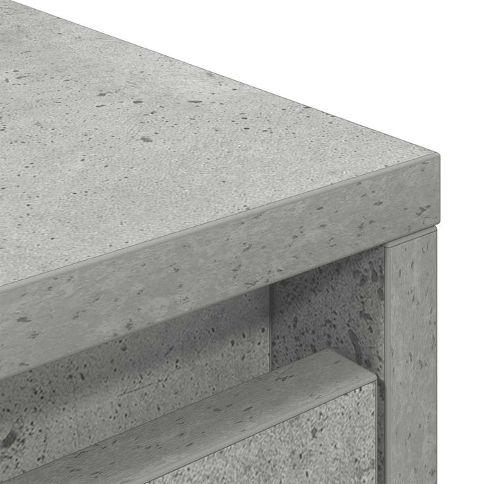 Dulap cu sertar Beton Gri 55,5x34x119,5 cm Lemn prelucrat - WALTI WALTI