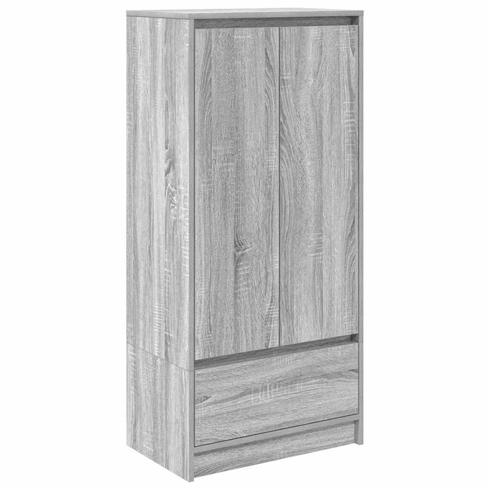 Dulap cu sertar Gri Sonoma 55,5x34x119,5 cm Lemn prelucrat - WALTI WALTI