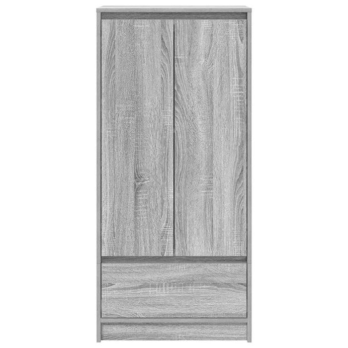 Dulap cu sertar Gri Sonoma 55,5x34x119,5 cm Lemn prelucrat - WALTI WALTI
