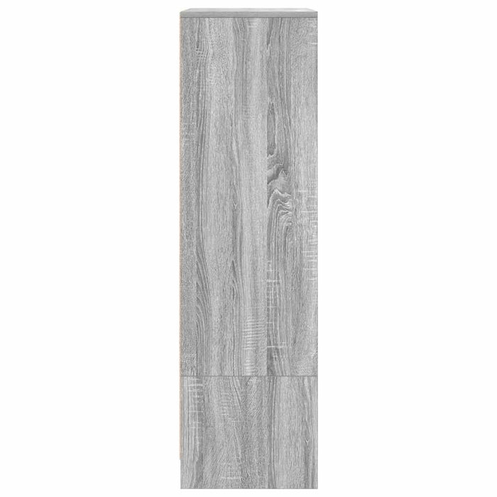 Dulap cu sertar Gri Sonoma 55,5x34x119,5 cm Lemn prelucrat - WALTI WALTI