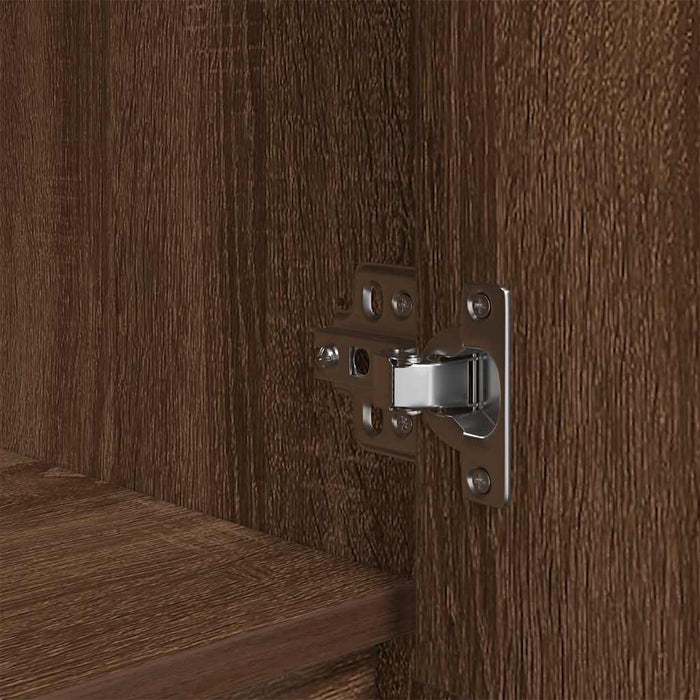 Dulap cu sertar stejar maro 55,5x34x119,5 cm Lemn prelucrat WALTI