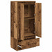 Dulap cu sertar Lemn vechi 55,5x34x119,5 cm Lemn prelucrat - WALTI WALTI