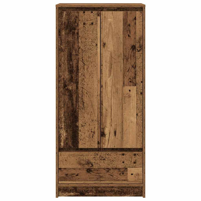 Dulap cu sertar Lemn vechi 55,5x34x119,5 cm Lemn prelucrat - WALTI WALTI
