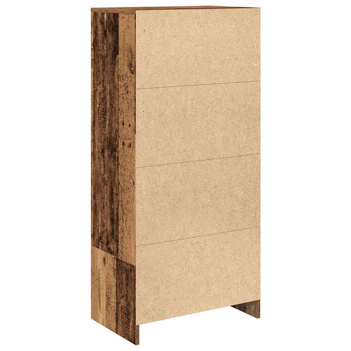 Dulap cu sertar Lemn vechi 55,5x34x119,5 cm Lemn prelucrat - WALTI WALTI