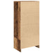 Dulap cu sertar Lemn vechi 55,5x34x119,5 cm Lemn prelucrat - WALTI WALTI