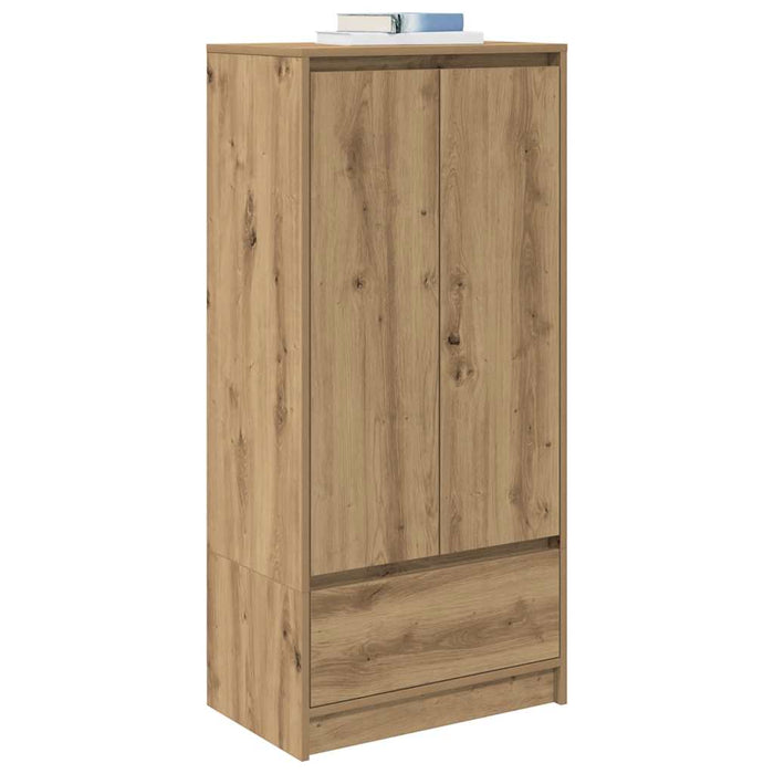 Dulap cu sertar Artisan Stejar 55,5x34x119,5 cm lemn prelucrat - WALTI WALTI