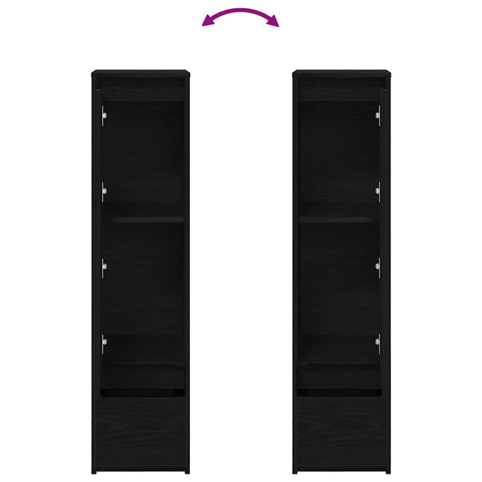 Tablou Stejar negru 29,5x34x119,5 cm Lemn prelucrat - WALTI WALTI