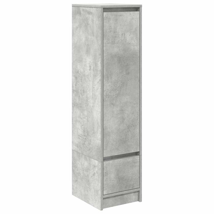 Dulapuri gri beton 29,5x34x119,5 cm Lemn prelucrat - WALTI WALTI