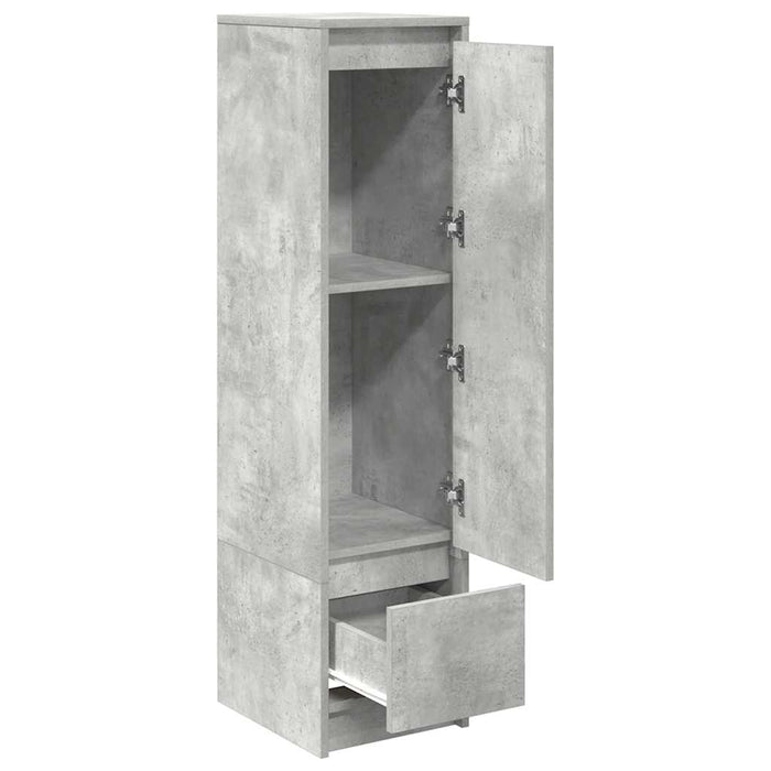 Dulapuri gri beton 29,5x34x119,5 cm Lemn prelucrat - WALTI WALTI