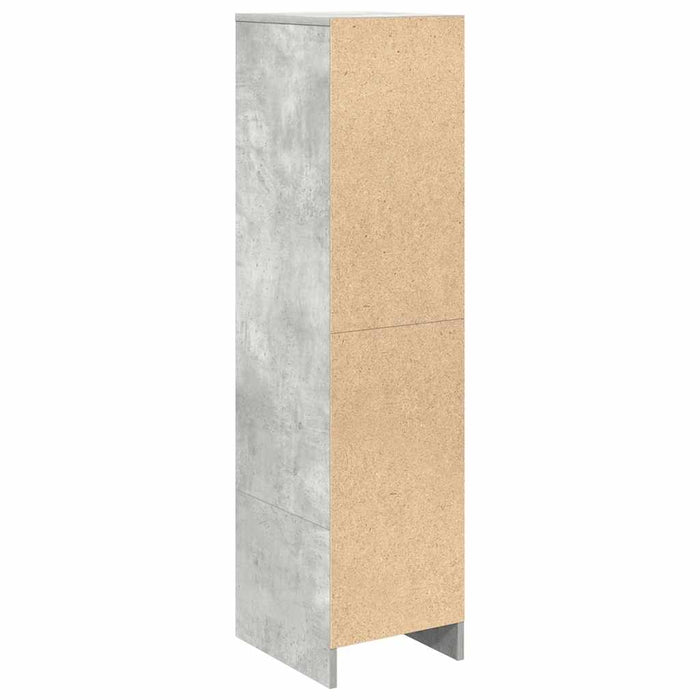 Dulapuri gri beton 29,5x34x119,5 cm Lemn prelucrat - WALTI WALTI
