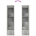 Dulapuri gri beton 29,5x34x119,5 cm Lemn prelucrat - WALTI WALTI