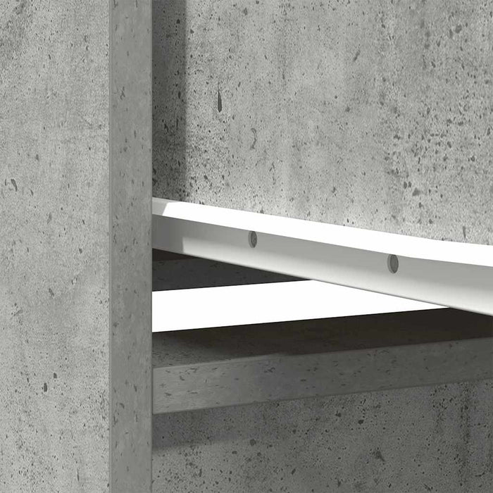 Dulapuri gri beton 29,5x34x119,5 cm Lemn prelucrat - WALTI WALTI