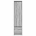 Dulapuri gri Sonoma 29,5x34x119,5 cm Lemn prelucrat - WALTI WALTI