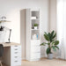 Dulapuri alb 37,5x35x180 cm lemn prelucrat - WALTI WALTI
