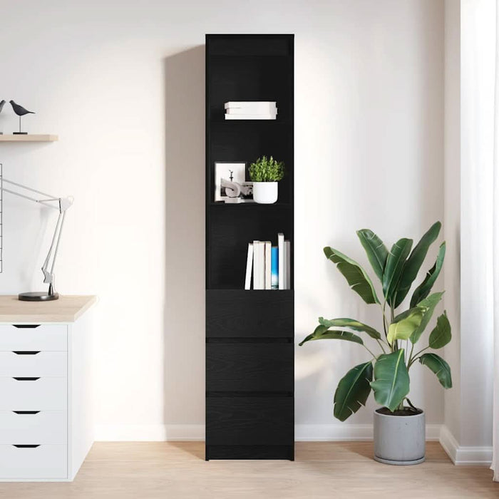Tablou Stejar negru 37,5x35x180 cm Lemn prelucrat - WALTI WALTI