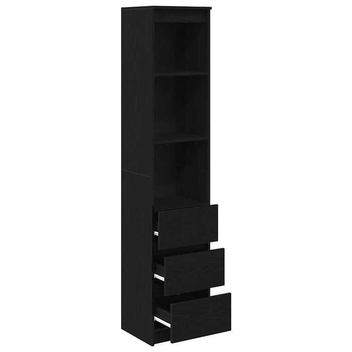 Tablou Stejar negru 37,5x35x180 cm Lemn prelucrat - WALTI WALTI