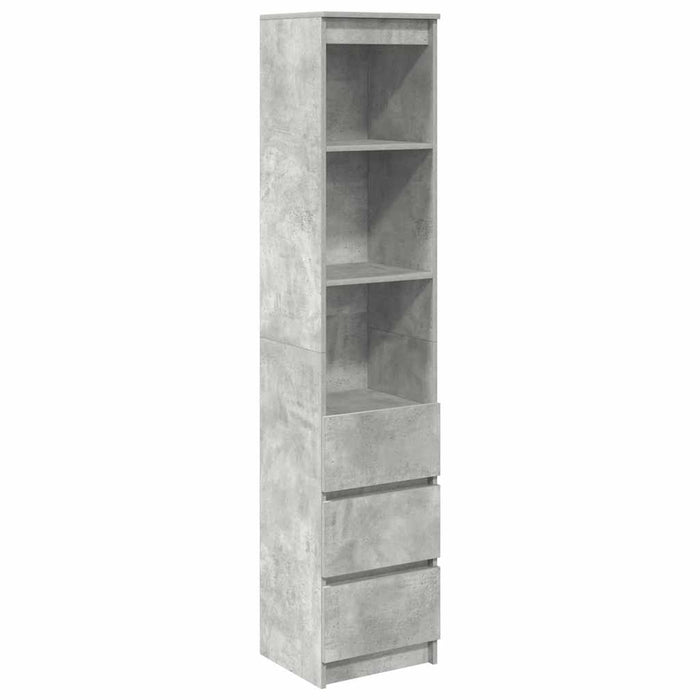 Tablou beton gri 37,5x35x180 cm Lemn prelucrat - WALTI WALTI