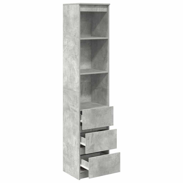 Tablou beton gri 37,5x35x180 cm Lemn prelucrat - WALTI WALTI