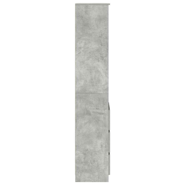 Tablou beton gri 37,5x35x180 cm Lemn prelucrat - WALTI WALTI