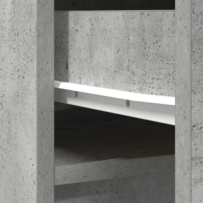 Tablou beton gri 37,5x35x180 cm Lemn prelucrat - WALTI WALTI