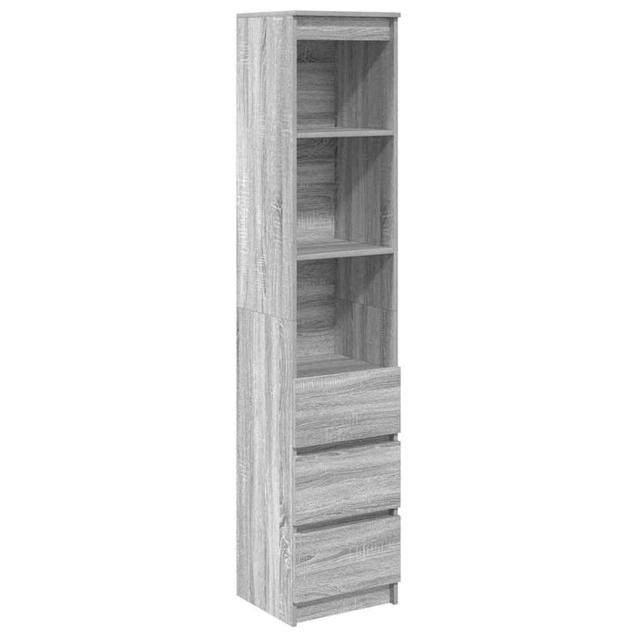 Dulapuri gri Sonoma 37,5x35x180 cm Lemn prelucrat - WALTI WALTI