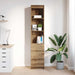 Tablou din Stejar Artizanal 37,5x35x180 cm Lemn prelucrat - WALTI WALTI