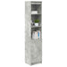 Tablou beton gri 37,5x35x180 cm Lemn prelucrat - WALTI WALTI