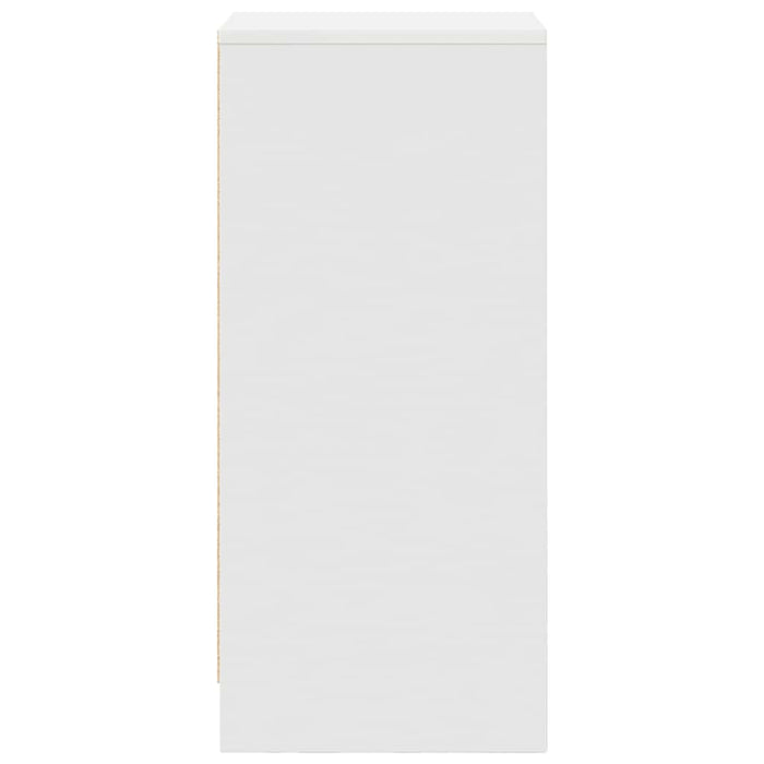 Bufetă albă 37,5x35x99 cm din lemn prelucrat - WALTI WALTI