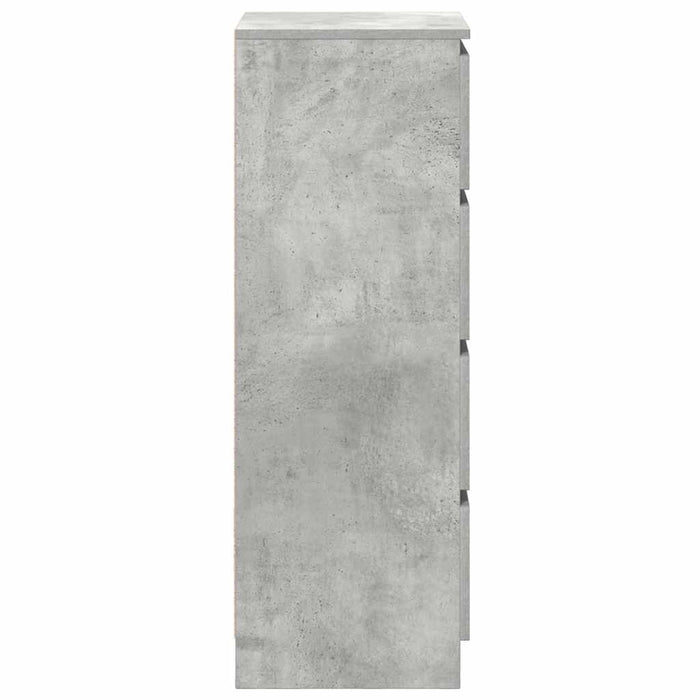 Bufetă Gri Beton 37,5x35x99 cm Lemn prelucrat - WALTI WALTI