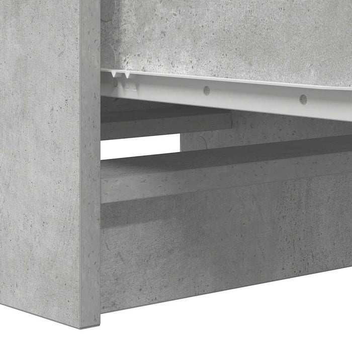 Bufetă Gri Beton 37,5x35x99 cm Lemn prelucrat - WALTI WALTI