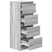 Bufetă gri Sonoma 37,5x35x99 cm Lemn prelucrat - WALTI WALTI