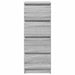 Bufetă gri Sonoma 37,5x35x99 cm Lemn prelucrat - WALTI WALTI