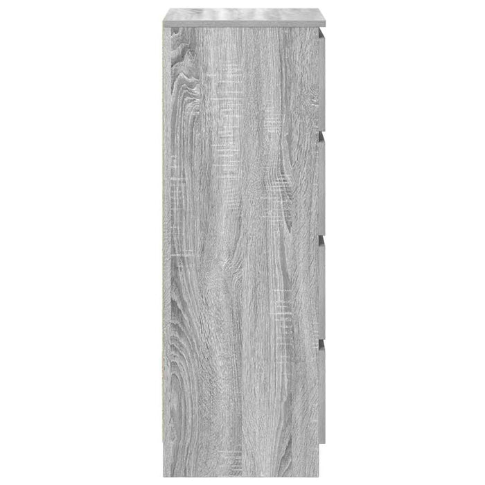 Bufetă gri Sonoma 37,5x35x99 cm Lemn prelucrat - WALTI WALTI