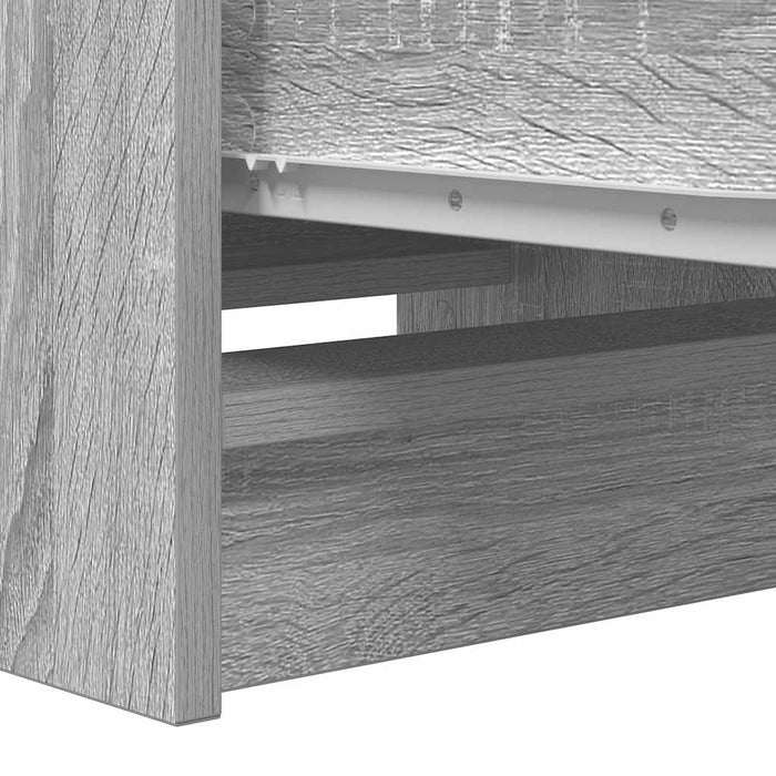 Bufetă gri Sonoma 37,5x35x99 cm Lemn prelucrat - WALTI WALTI