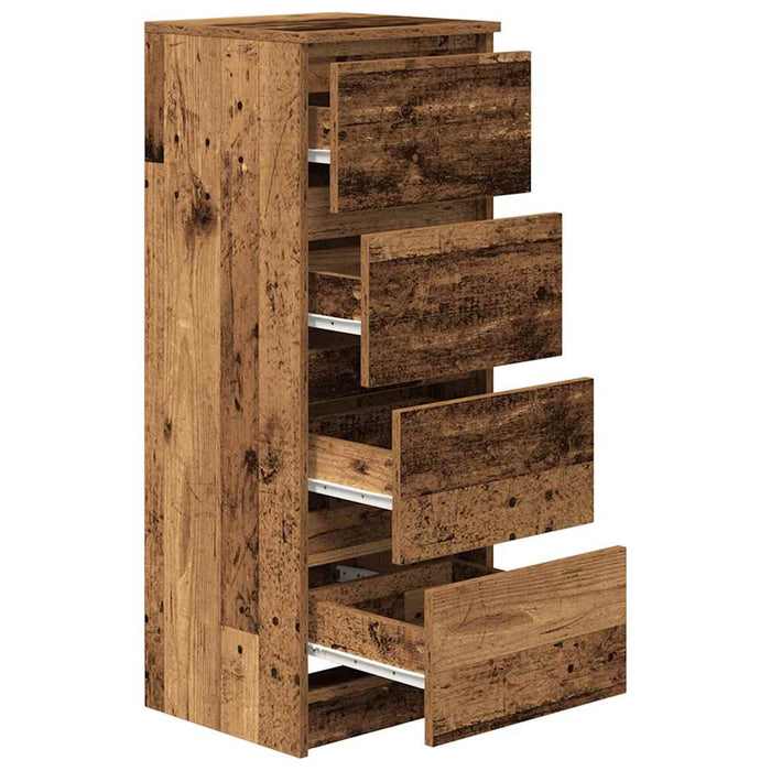 Bufetă Lemn vechi 37,5x35x99 cm Lemn prelucrat - WALTI WALTI