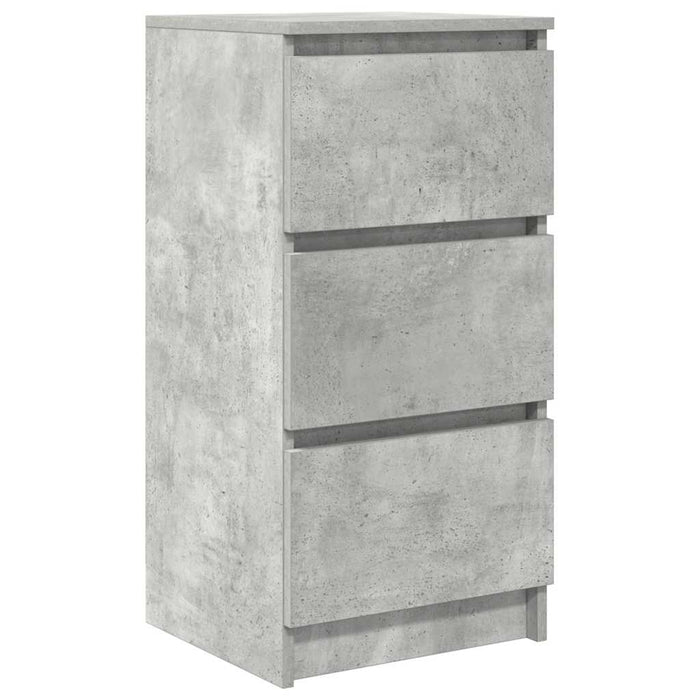 Bufetă Gri Beton 37,5x35x76 cm Lemn prelucrat - WALTI WALTI