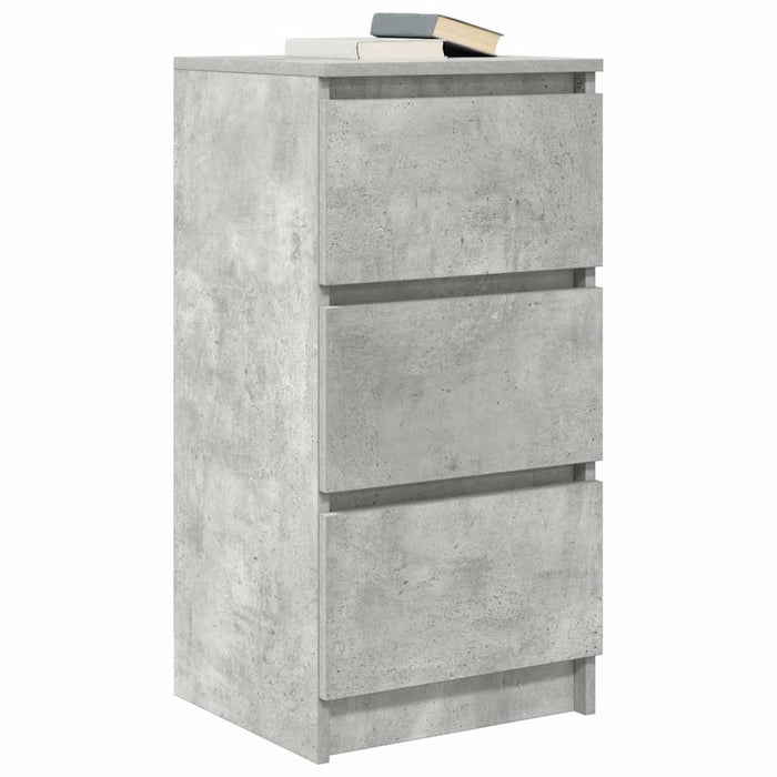 Bufetă Gri Beton 37,5x35x76 cm Lemn prelucrat - WALTI WALTI