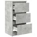 Bufetă Gri Beton 37,5x35x76 cm Lemn prelucrat - WALTI WALTI