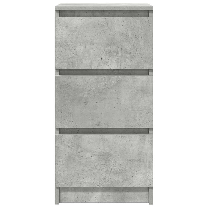 Bufetă Gri Beton 37,5x35x76 cm Lemn prelucrat - WALTI WALTI
