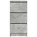 Bufetă Gri Beton 37,5x35x76 cm Lemn prelucrat - WALTI WALTI
