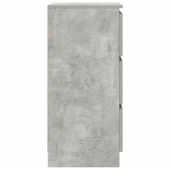 Bufetă Gri Beton 37,5x35x76 cm Lemn prelucrat - WALTI WALTI